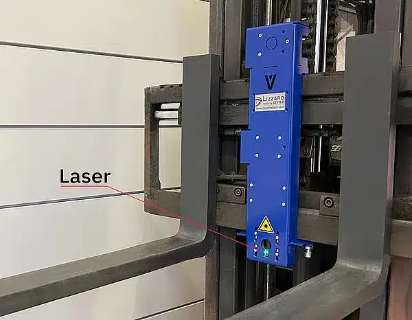 Produktbild - Kreuzlaser für Gabelstapler